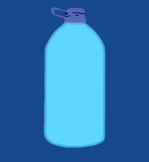 blue water jug