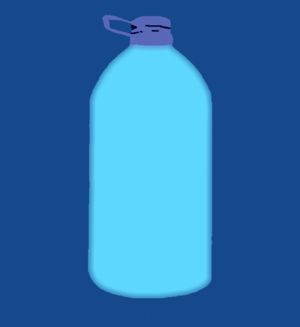 blue water jug