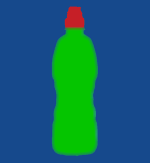 green water bottle