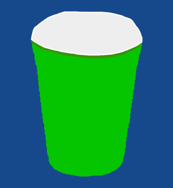 green water cup