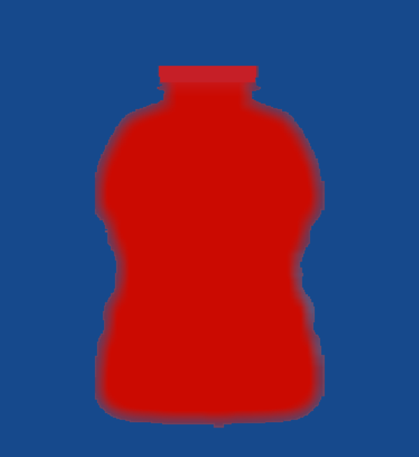 red small water bottle